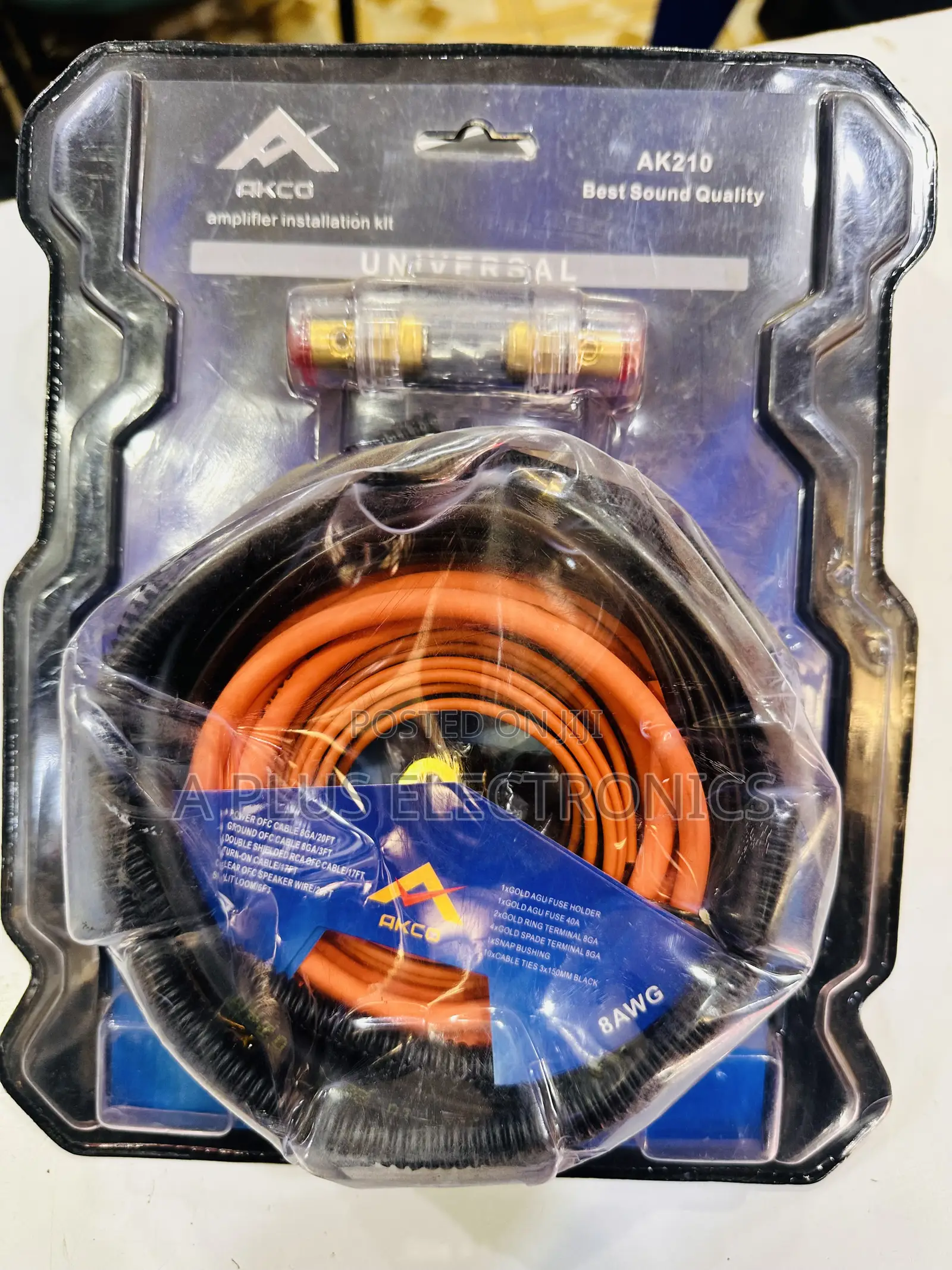 Akco Ak210 Car Amplifier Wiring Installation Kit – Heavy Duty Kit