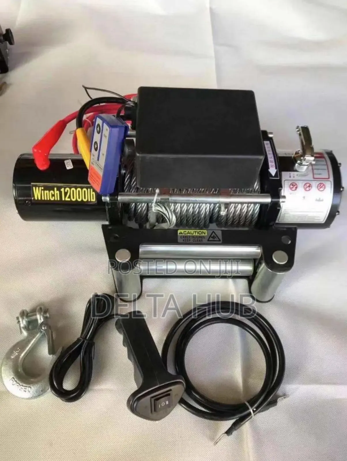 Portable 12000lbs Electric Winch for Off-Road and Towing