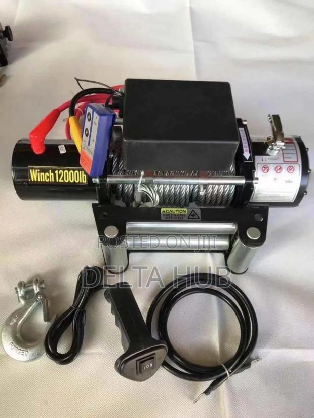 Portable 12000lbs Electric Winch for Off-Road and Towing