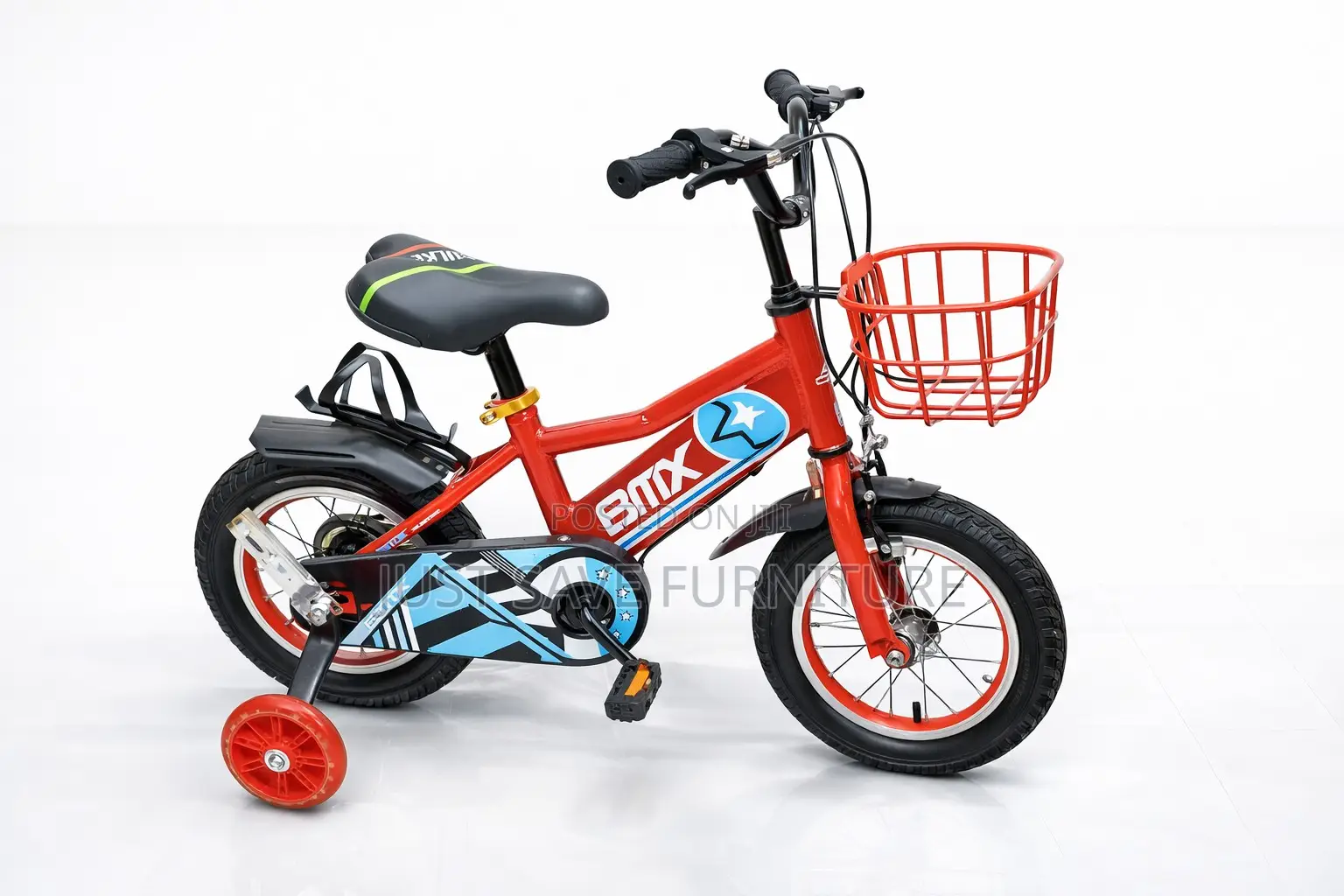 For Sale – Kids Size 12 BMX Bicycle With Basket and Training Wheels
