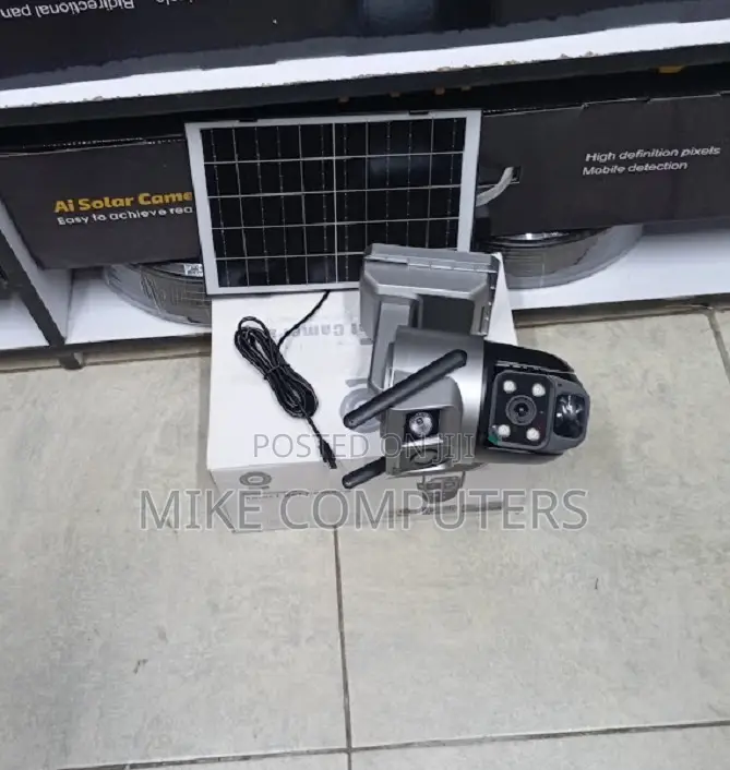 Auto Tracking Support 12mp 4g PTZ Rotating Dual Lens Solar Camera