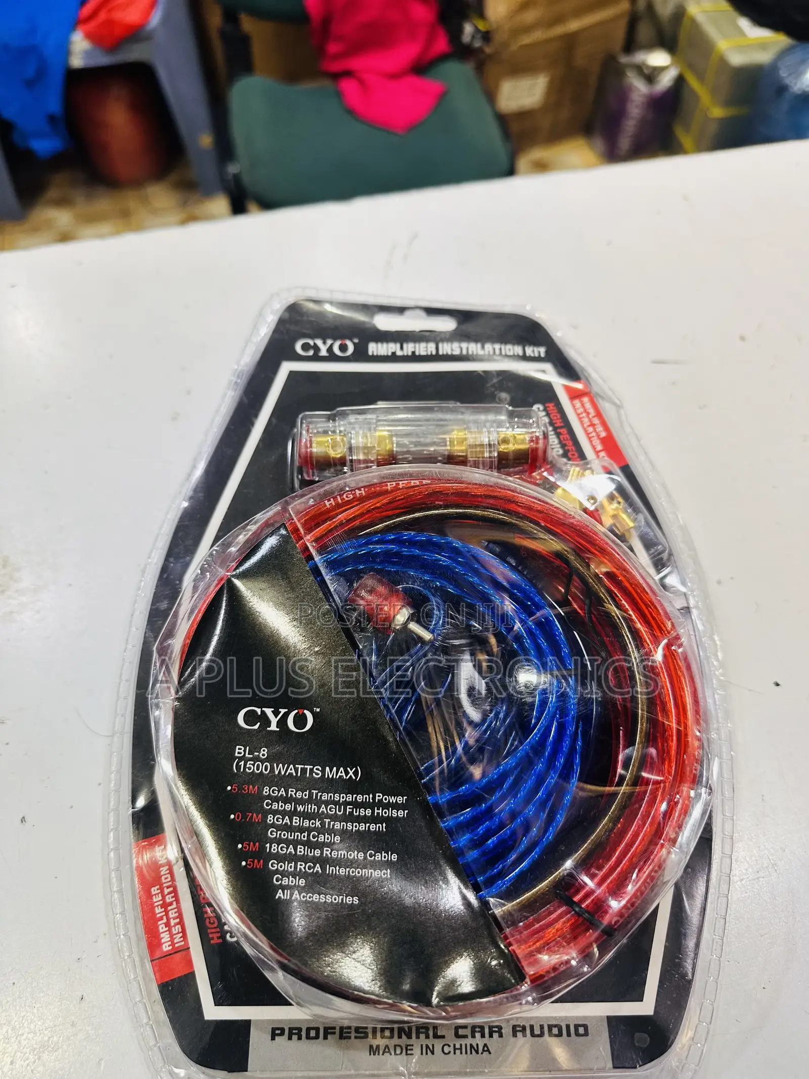 Cyo Bl8 Car Amplifier Installation Wiring Kit – Complete Wiring Set
