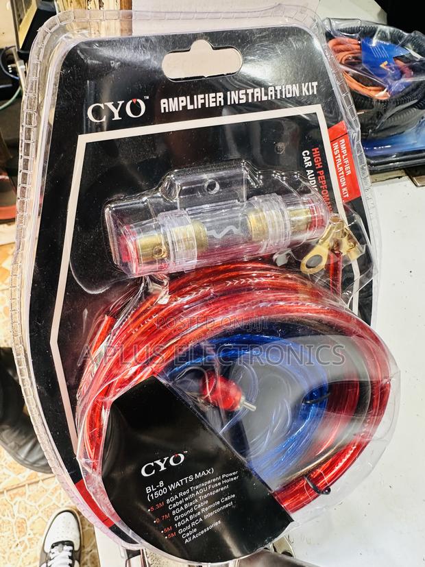 Cyo Bl8 Car Amplifier Installation Wiring Kit – High Quality Kit - thumbnail 2