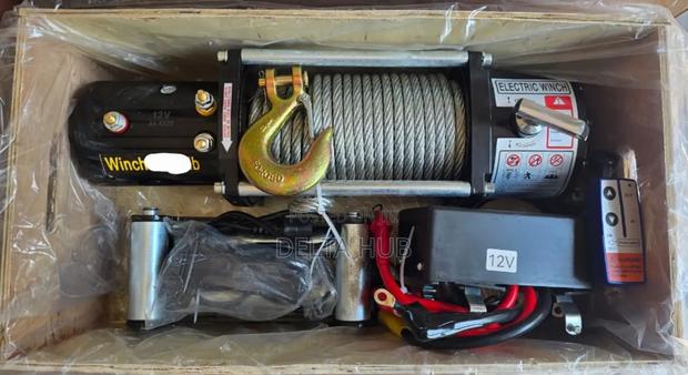 Industrial Grade 12000lb Electric Power Winch System - main view
