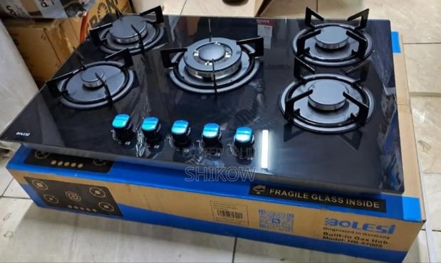 Bolesi Inbuilt 5 Burner Full Gas Cooker - main view