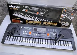61 Keys Electric Piano With Microphone and Charging Cable - thumbnail 2