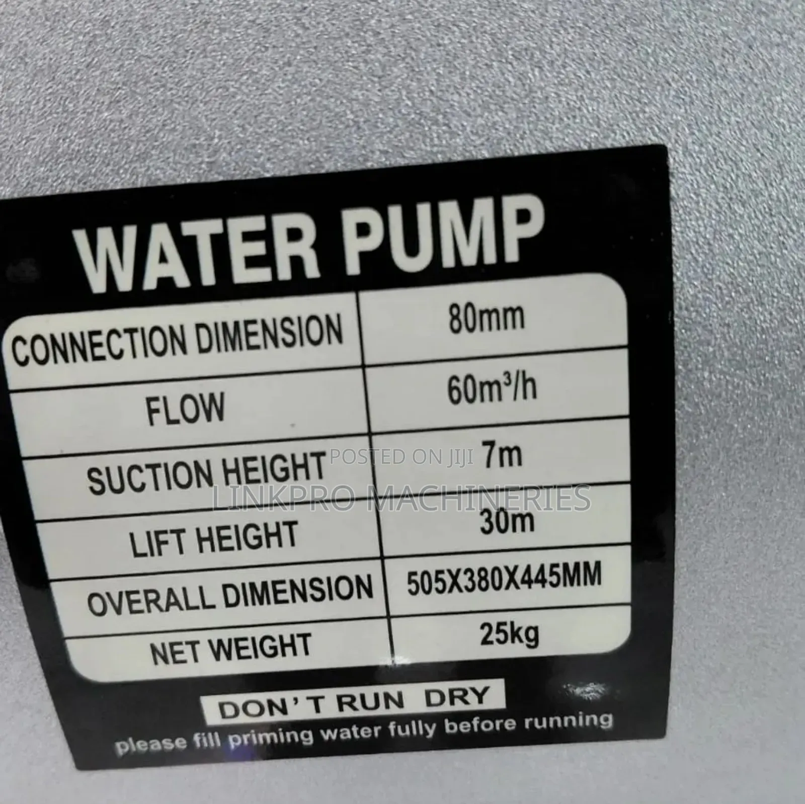 Daichi 3 Inches High Pressure Petrol Water Pump