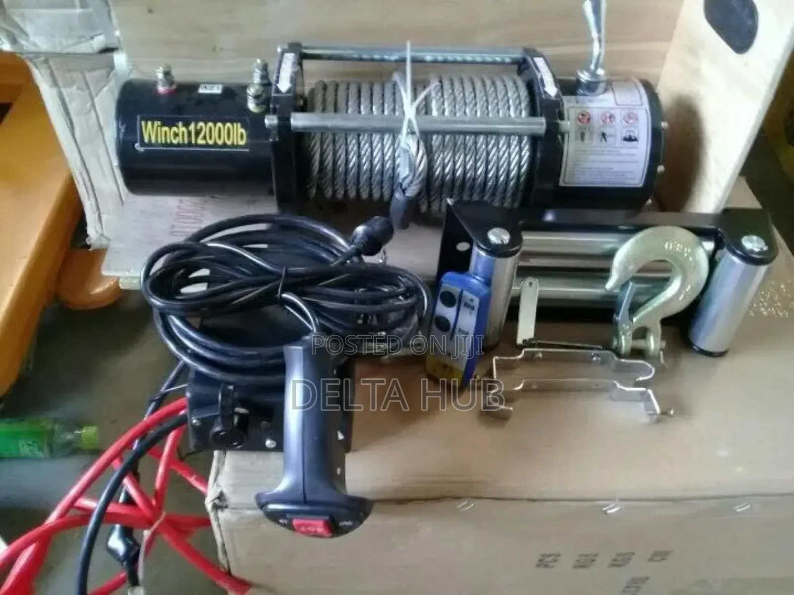Durable 12v Electric Winch For Vehicle Recovery And Pulling