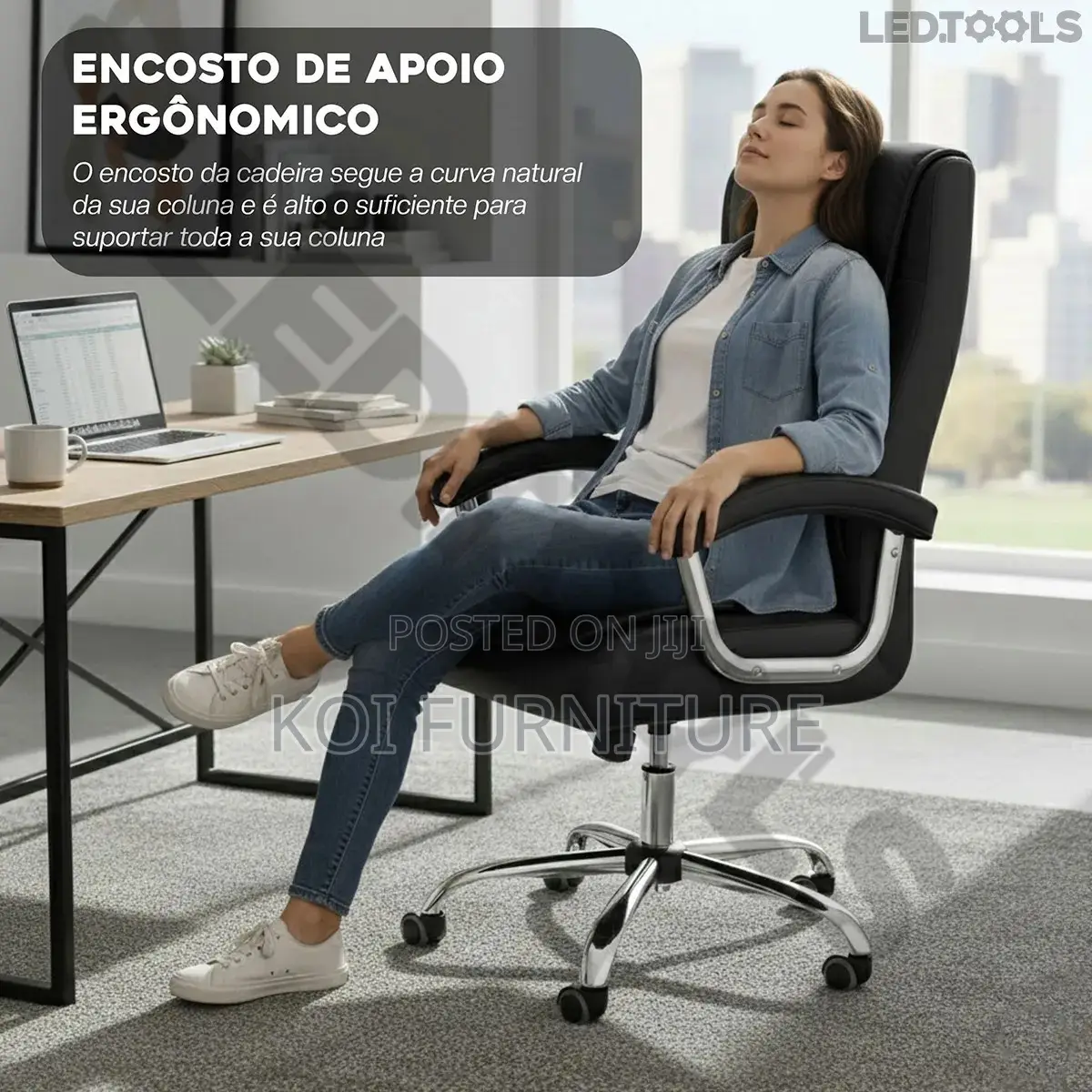 Office Chair; Leather Reclining Strong High Back Chairs