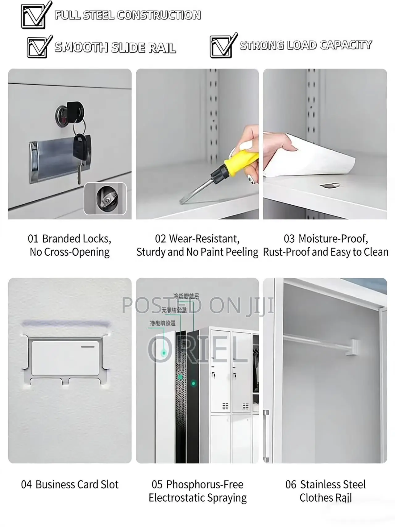 Modern Office Cabinet : 12 Doors Locker Steel Cabinet