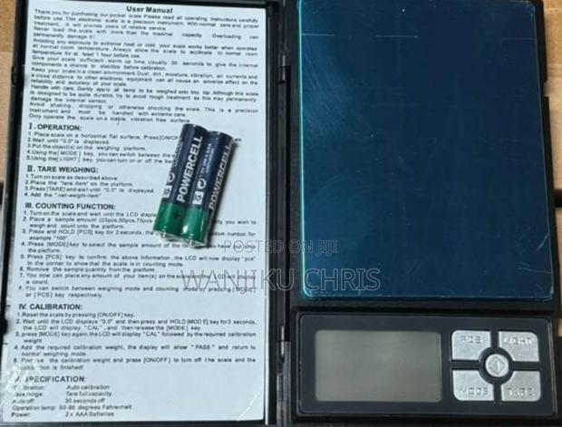 Portable Pocket Scale - main view