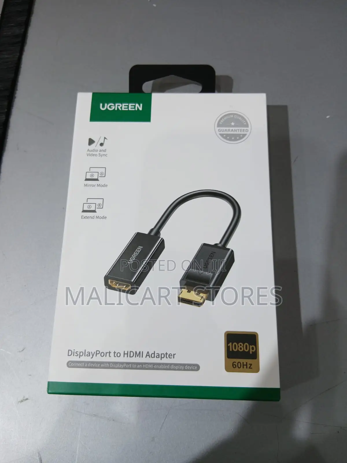 Ugreen Mm137 Dp Male to Hdmi Female Converter(1080p)