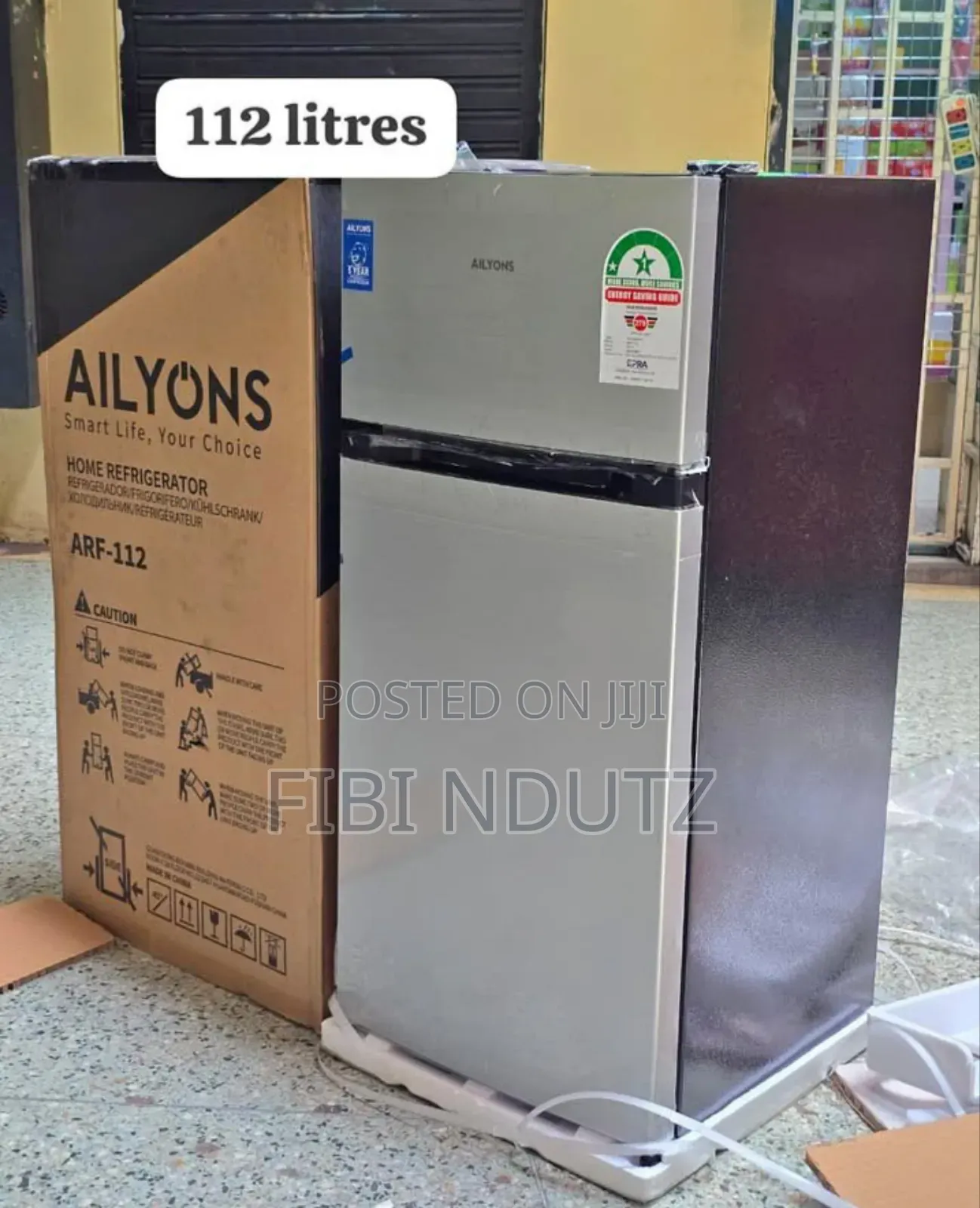 Ailyons Double Door Fridge 112 Litres