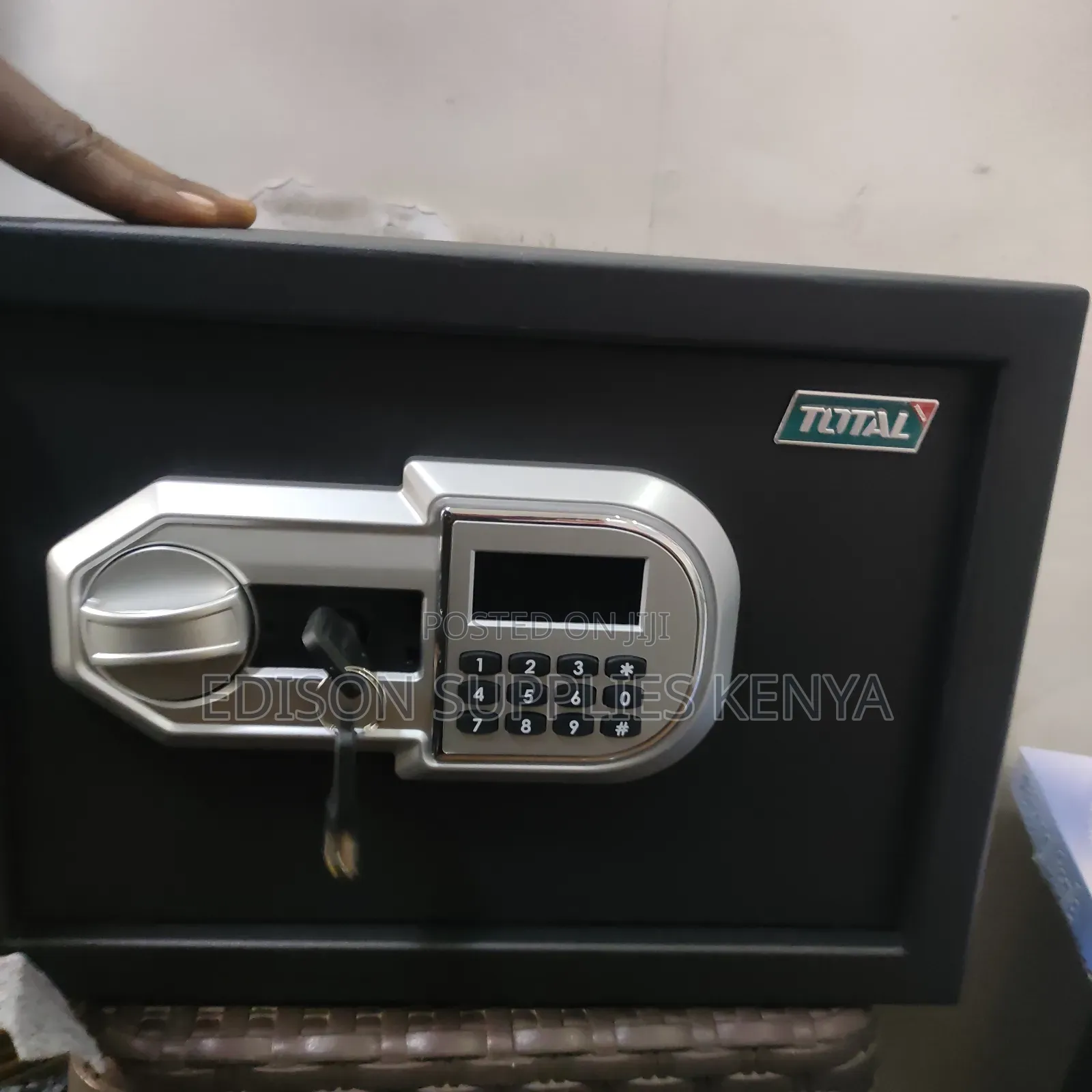 Safe Box Total Electronic Safe 19 L Digital Lock Security Cash Money