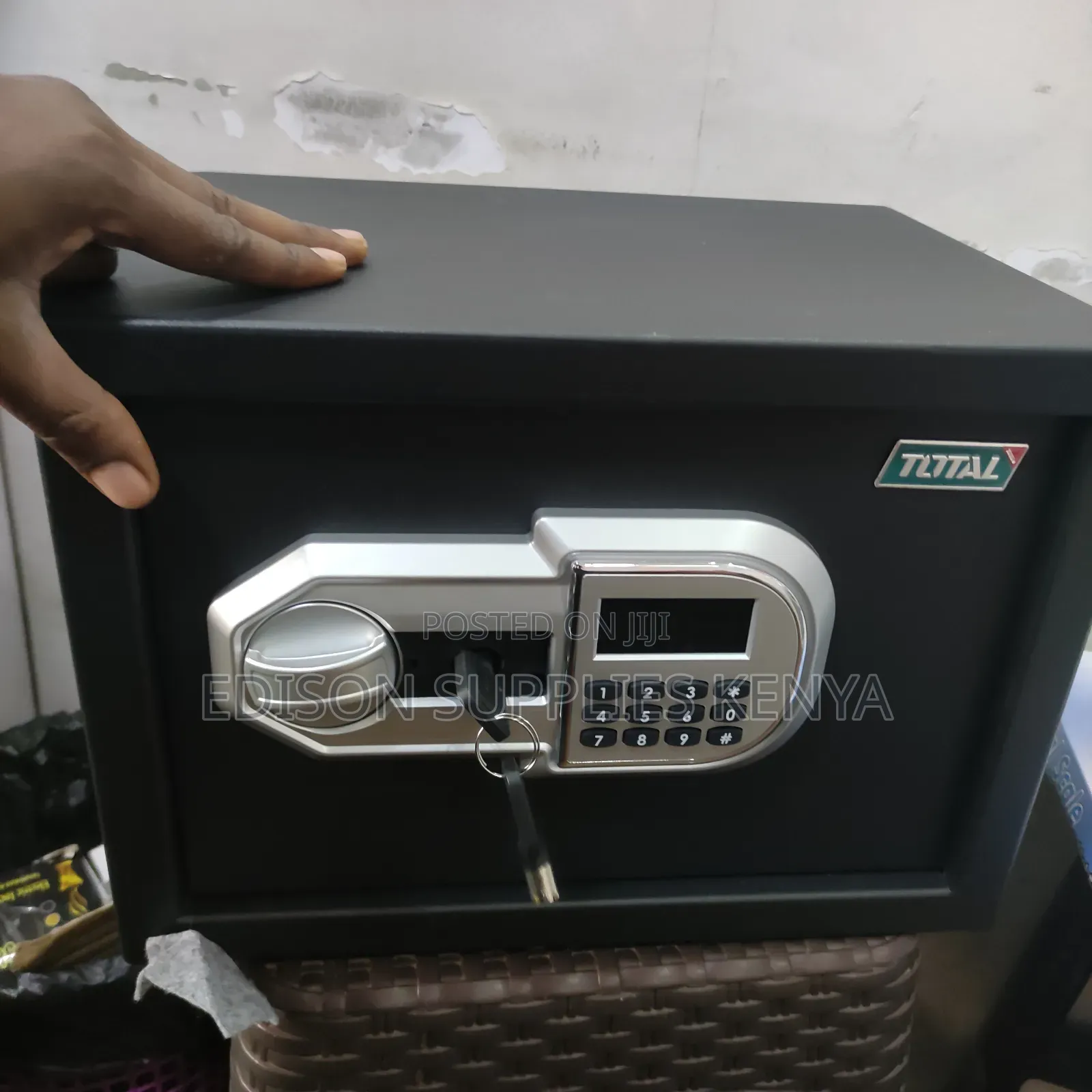 Safe Box Total Electronic Safe 19 L Digital Lock Security Cash Money