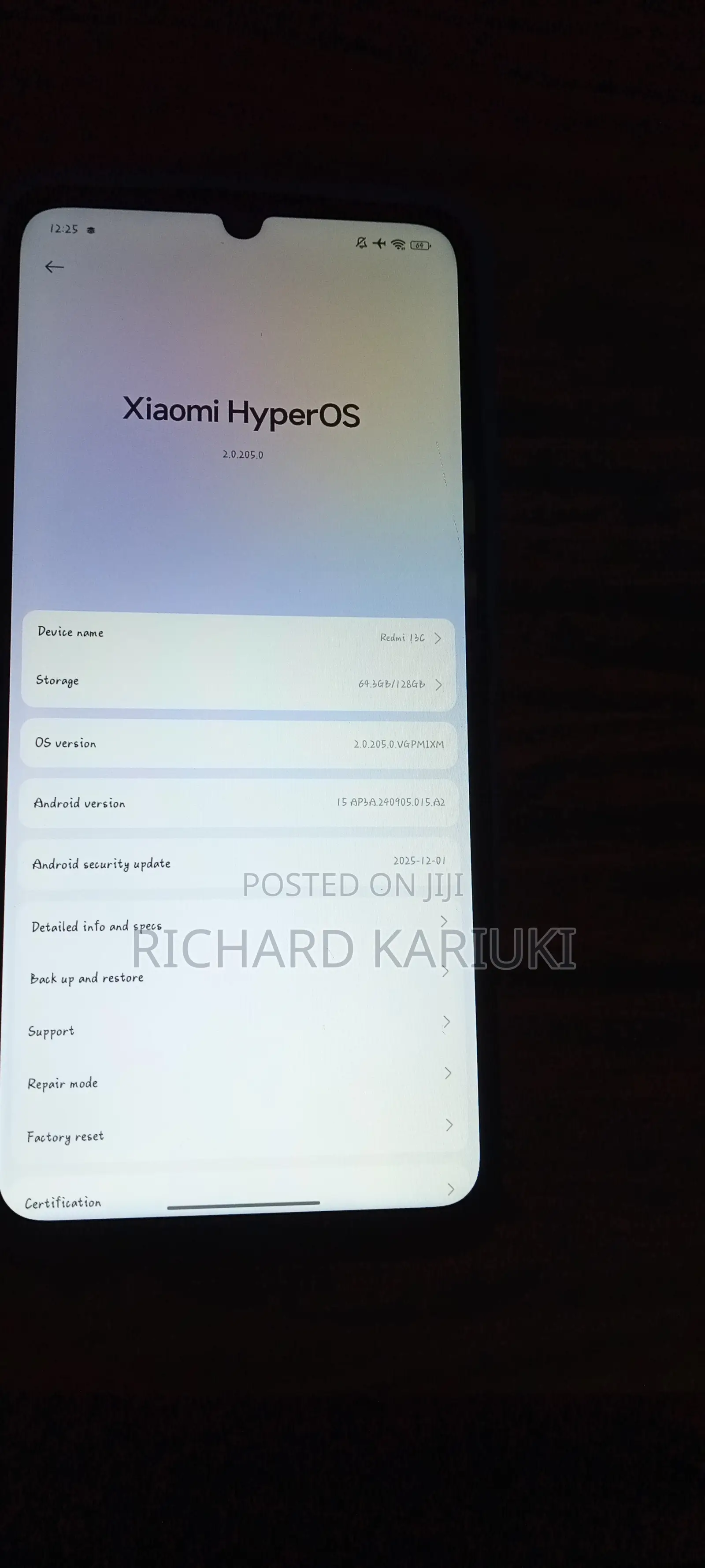 Xiaomi Redmi 13C 128 GB Black