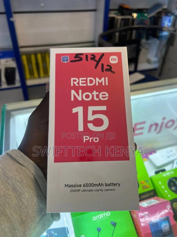 New Xiaomi Redmi Note 15 Pro 512 GB Black