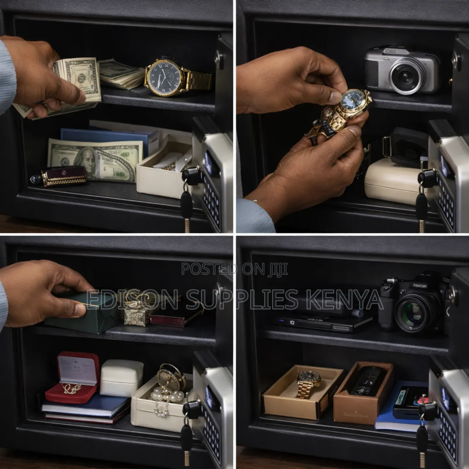 Safe Box Total Electronic Safe 19 L Digital Lock Security Cash Money