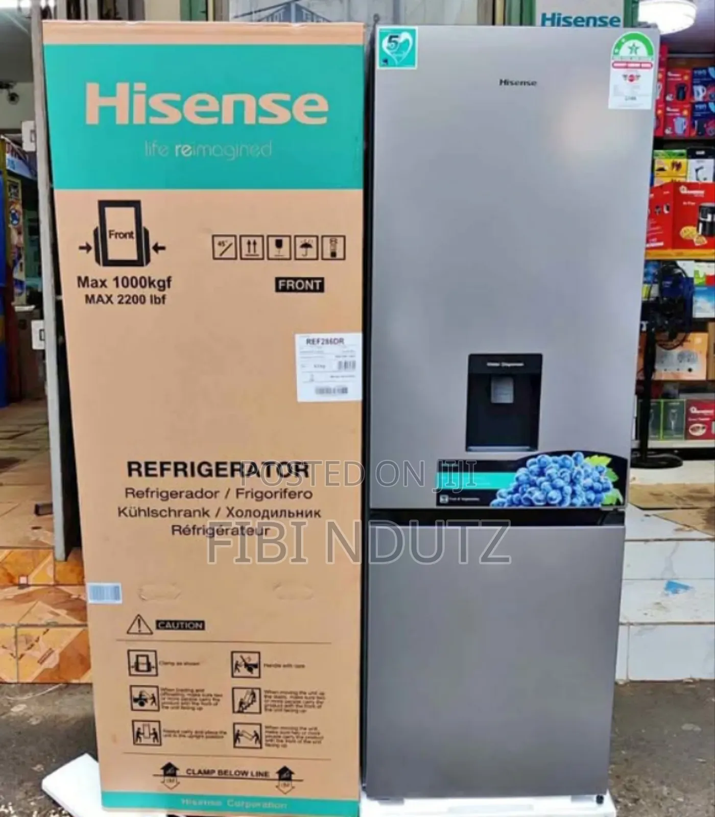 Hisense Double Door Bottom Freezer/Hisense 230l Double Door Fridge