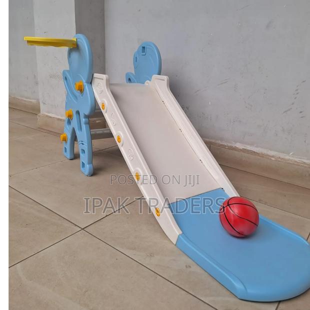 Toddler Slide Indoor for Kids 1.5-3 Years, Blue