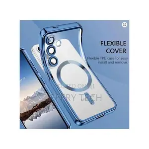 Samsung Galaxy A55 Luxury Tpu Magsafe Blue High Protection Phone Case/