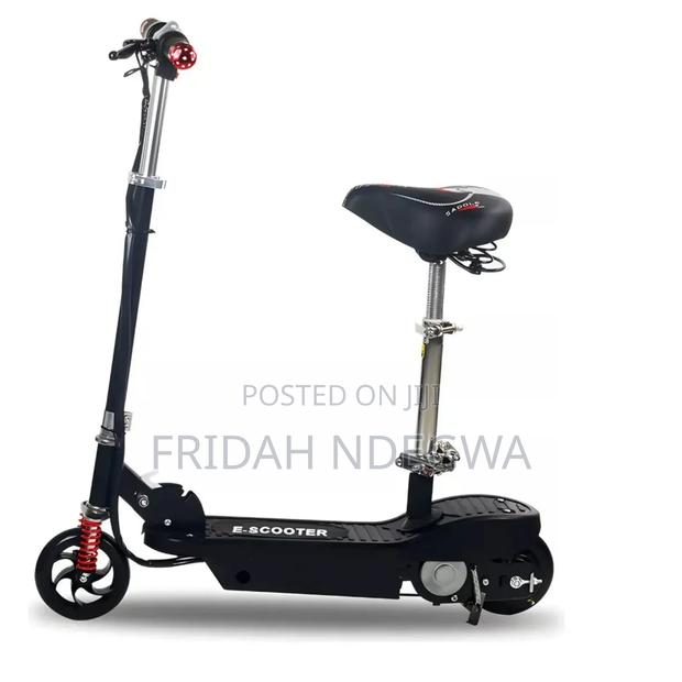 Kids Electric Scooter With Seat - main view