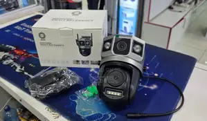 Dual Lens Wifi Outdoor V380 Dual Lens Ac Powered CCTV PTZ Camera