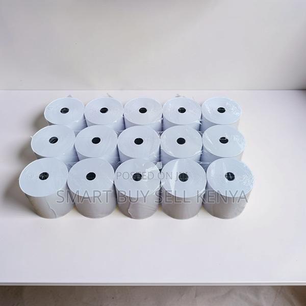 Fast Printing 15 Pieces of 80mm by 80mm by 13mm Thermal Paper Rolls