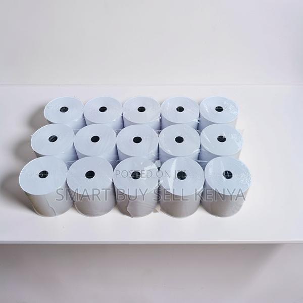 Cost-Effective 15 Pieces of 80mm by 80mm by 13mm Thermal Paper Rolls