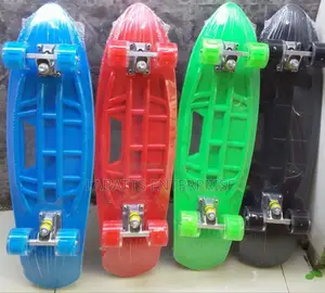 Graphic Fish Shape Skate Board