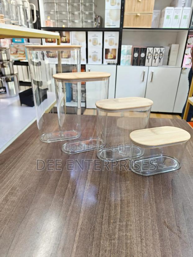 4pcs Set Acrylic Storage Containers - thumbnail 2
