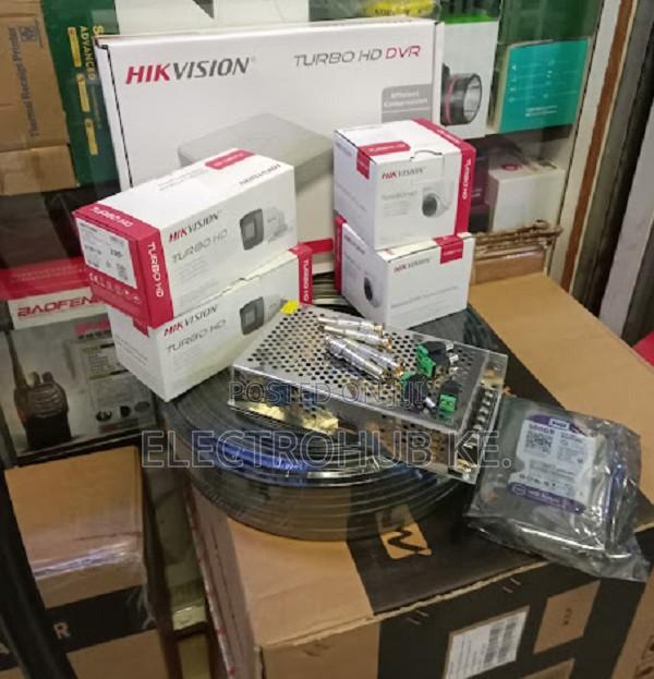 Hikvision 4 Channel Cctv Kits Package 4 Cameras Available