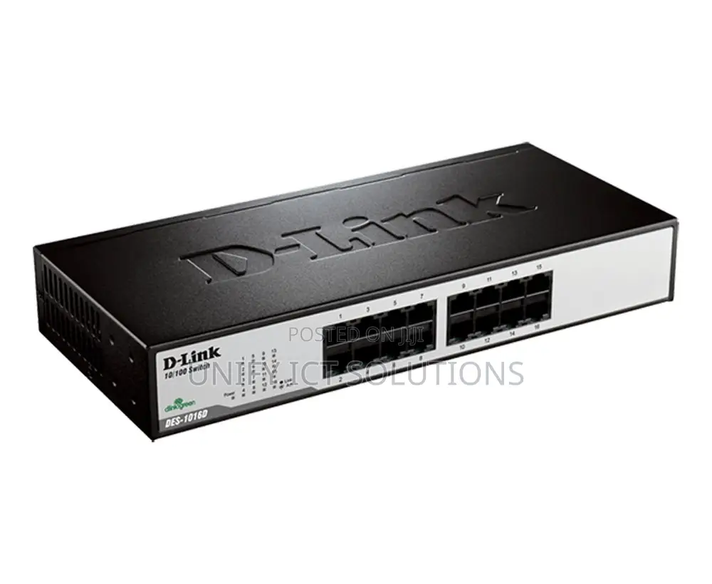 Dlink 10/100m 16-Port Fast Ethernet Unmanaged Desktop Switch