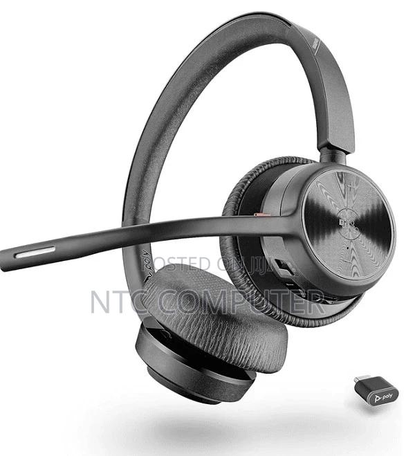 Polyvoyager Focus 2 Wired/ Wireless Bluetooth Headset Noisecancelling - main view