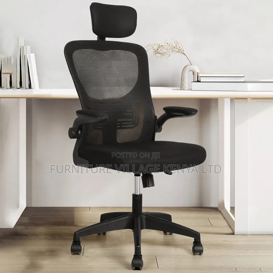 Office Chairs: Orthopedic Ergonomic Office Seat With Headrest