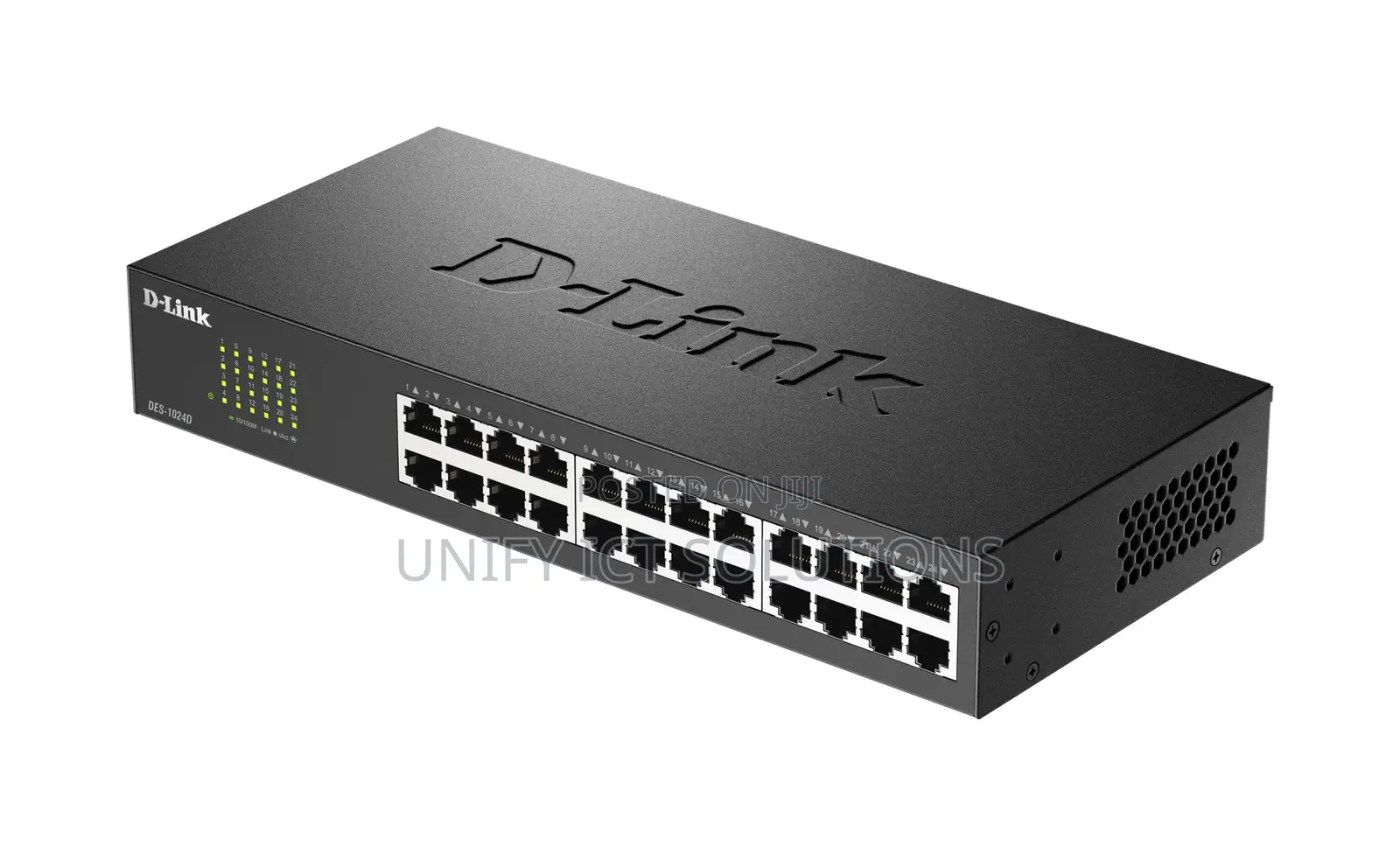 D-Link 24 Port 10/100mbps Unmanaged Switch Des-1024d