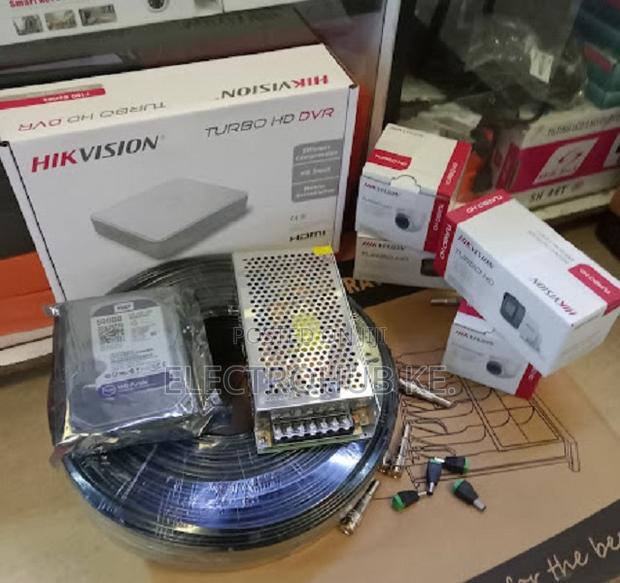 4 Cameras Camera Full Set Hikvision Hd Package