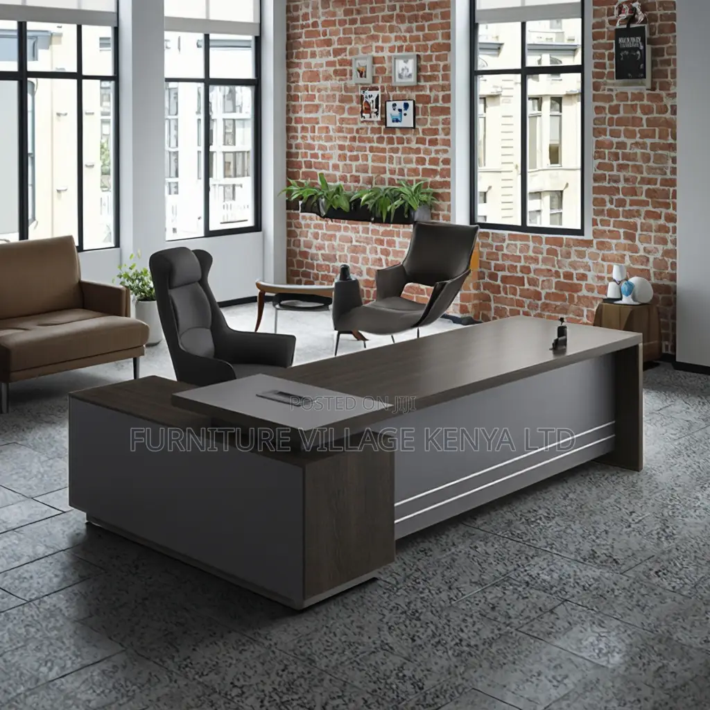Office Desks: 1.8 Meters L-shaped Executive Office Table