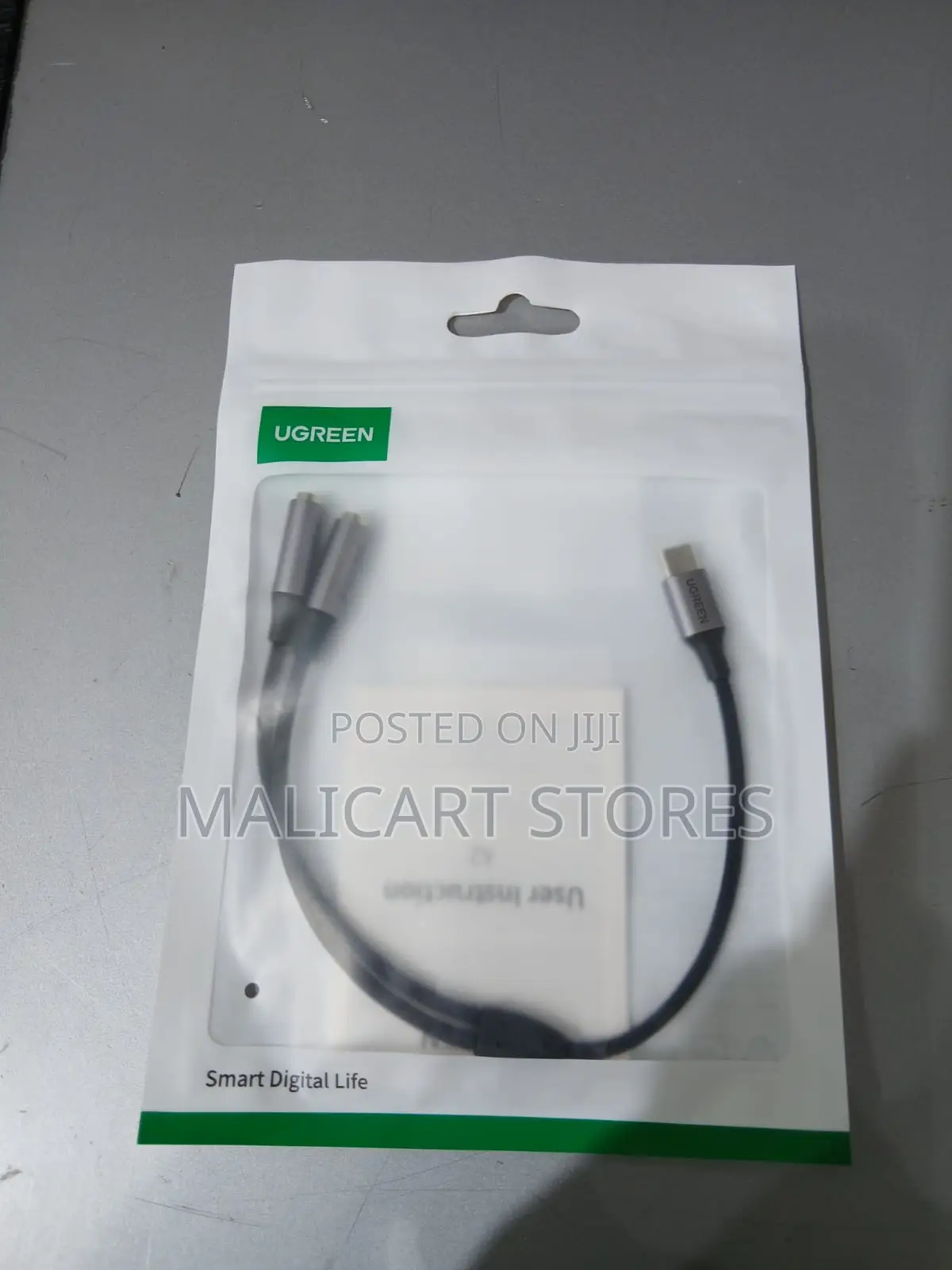 Ugreen Av144 Usb C Male to 2 * 3.5mm Female Audio Cable