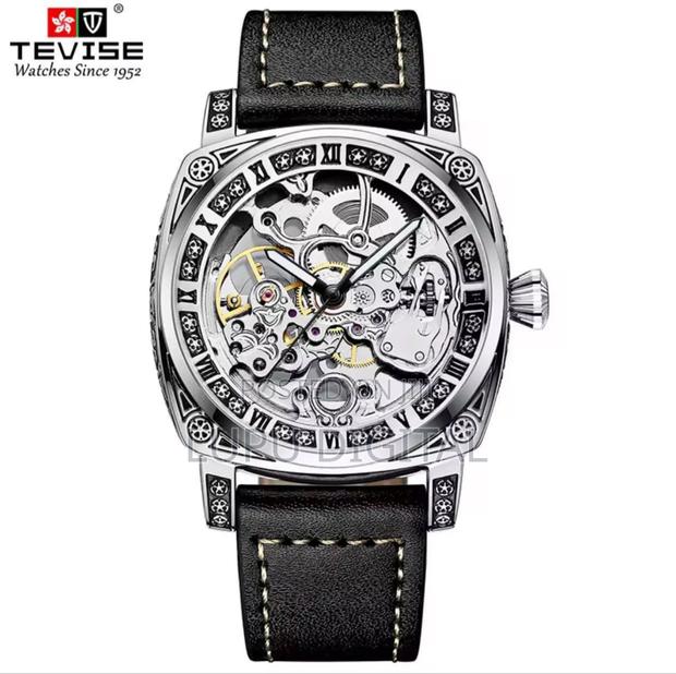 Tevise Automatic Skeleton Design Gents Watch - thumbnail 3