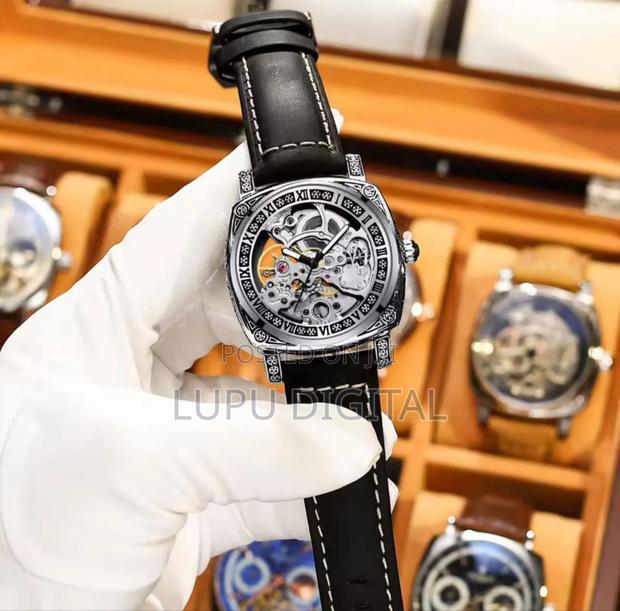 Tevise Automatic Skeleton Design Gents Watch - thumbnail 5