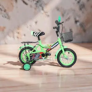 Basket Installed Comfy Seat 12 Inch 2-4 Years Children Kids Bicycle