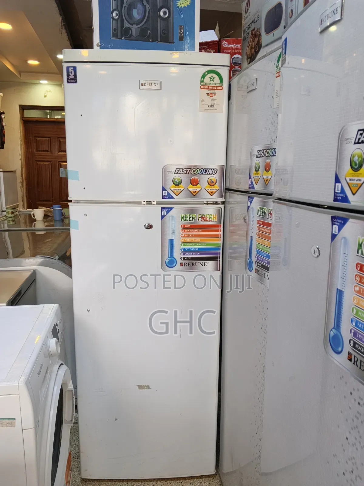 Affordable Rebune Double Door Fridge