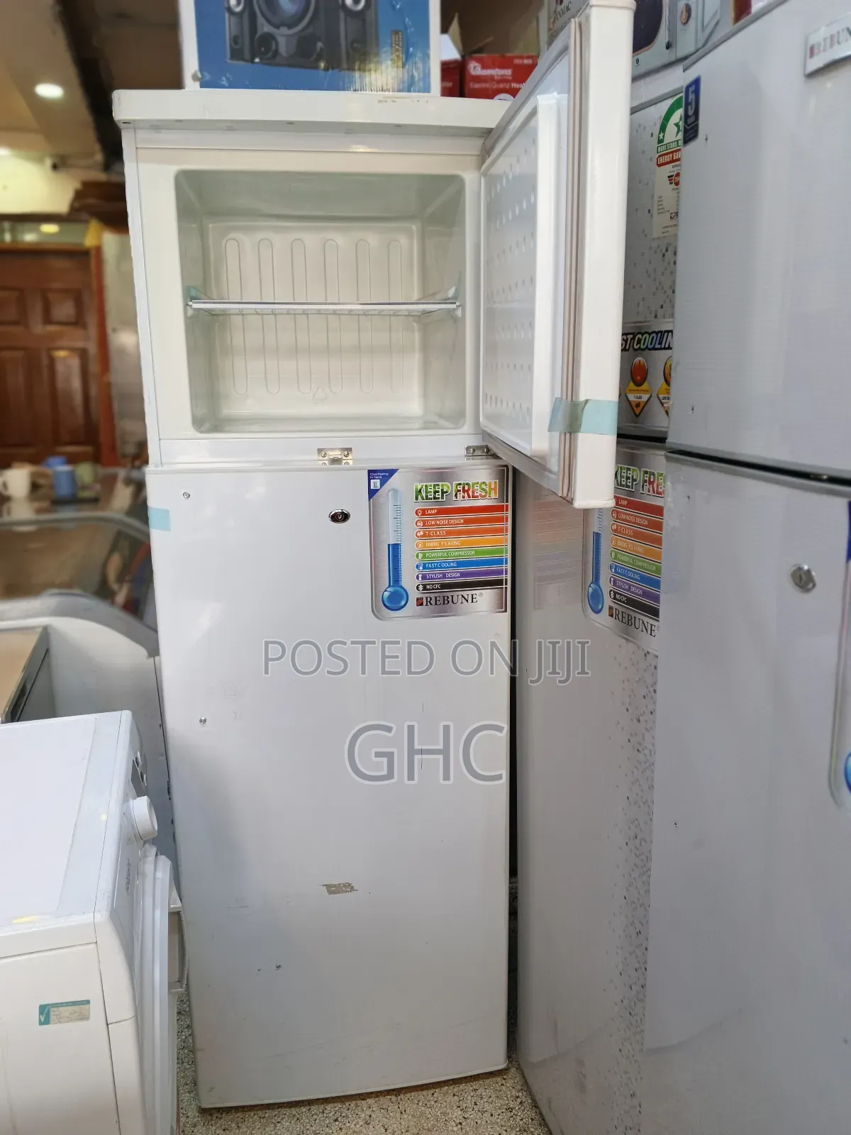 Affordable Rebune Double Door Fridge