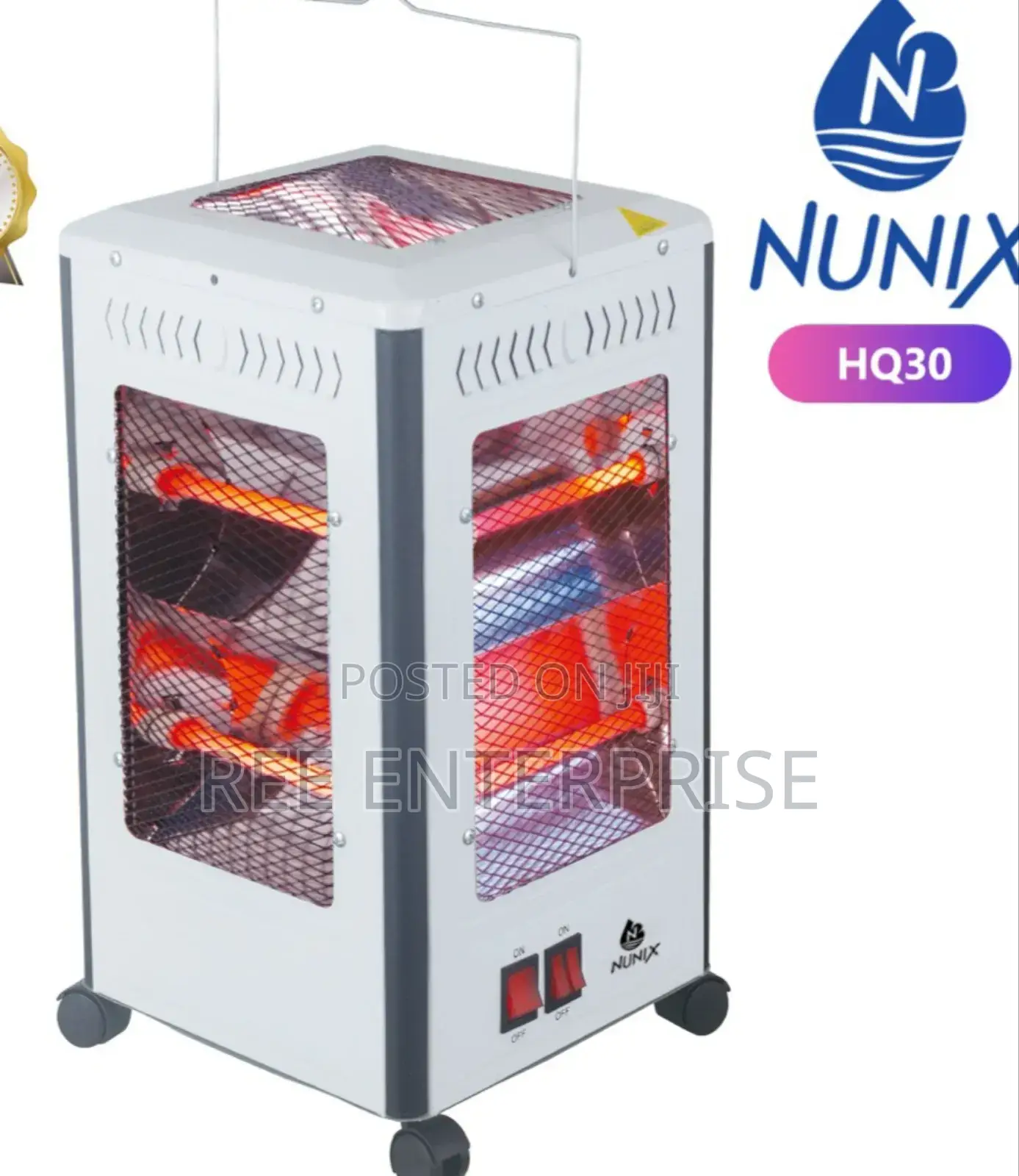 ** Brand New  Nunix 5 Sided Quartz Room Heater