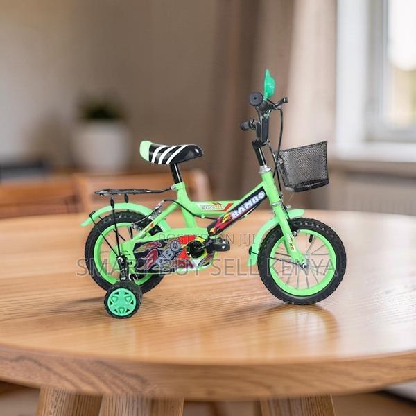 Stabilizer Installed Basket 12 Inch 2-4 Years Old Kids Bike Bicycle