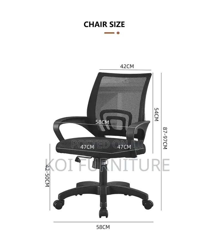 Office Chair; Ergonomic Home Office Mesh Chair