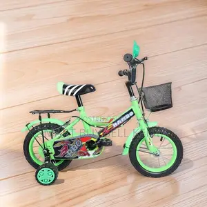 Enhanced Quality Cartoon Bike 12 Inch 2-4 Years Old Kids Bike Bicycle