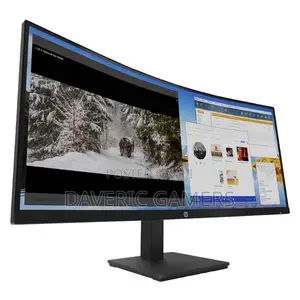 Hp M34d 34-Inch WQHD Curved Monitor – 3440×1440 Wide Usb-C Display