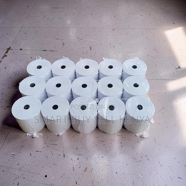 Pos Printers 15 Pieces of 80mm by 80mm by 13mm Thermal Paper Rolls